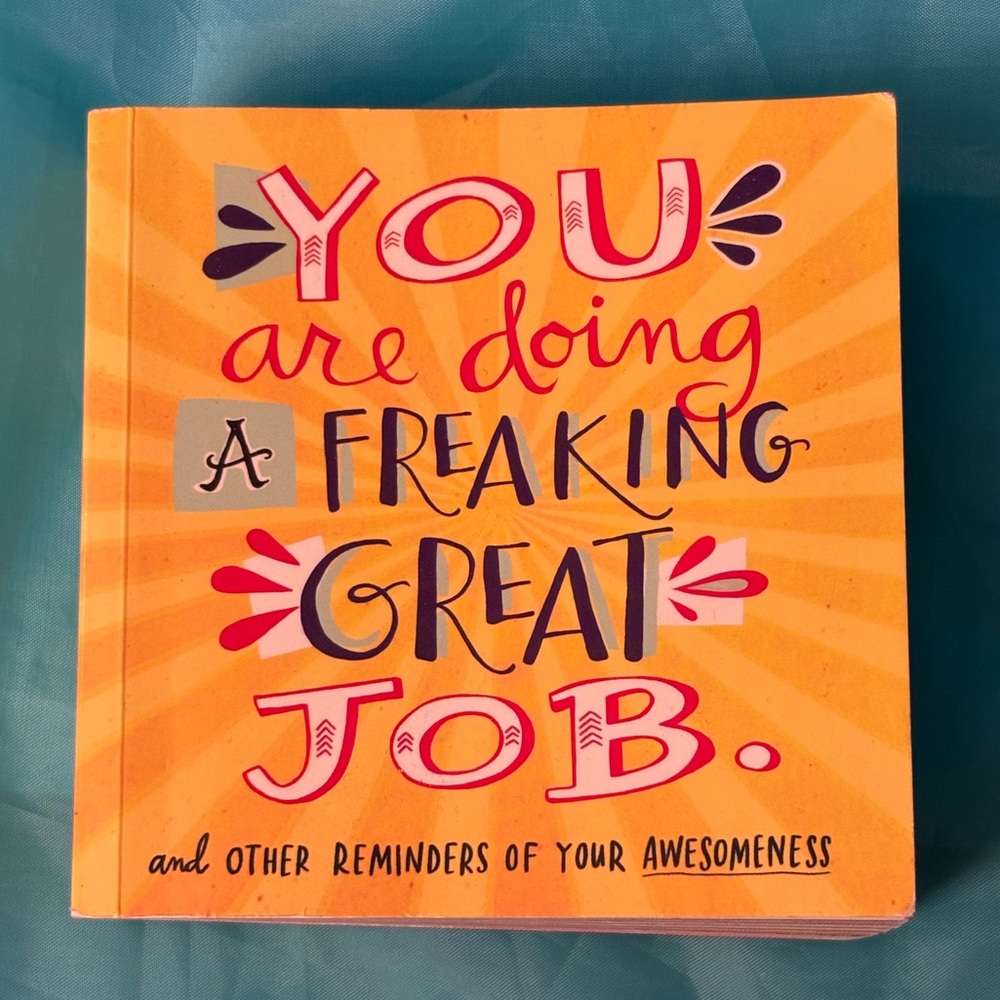 YOU are doing A FREAKING GREAT JOB book